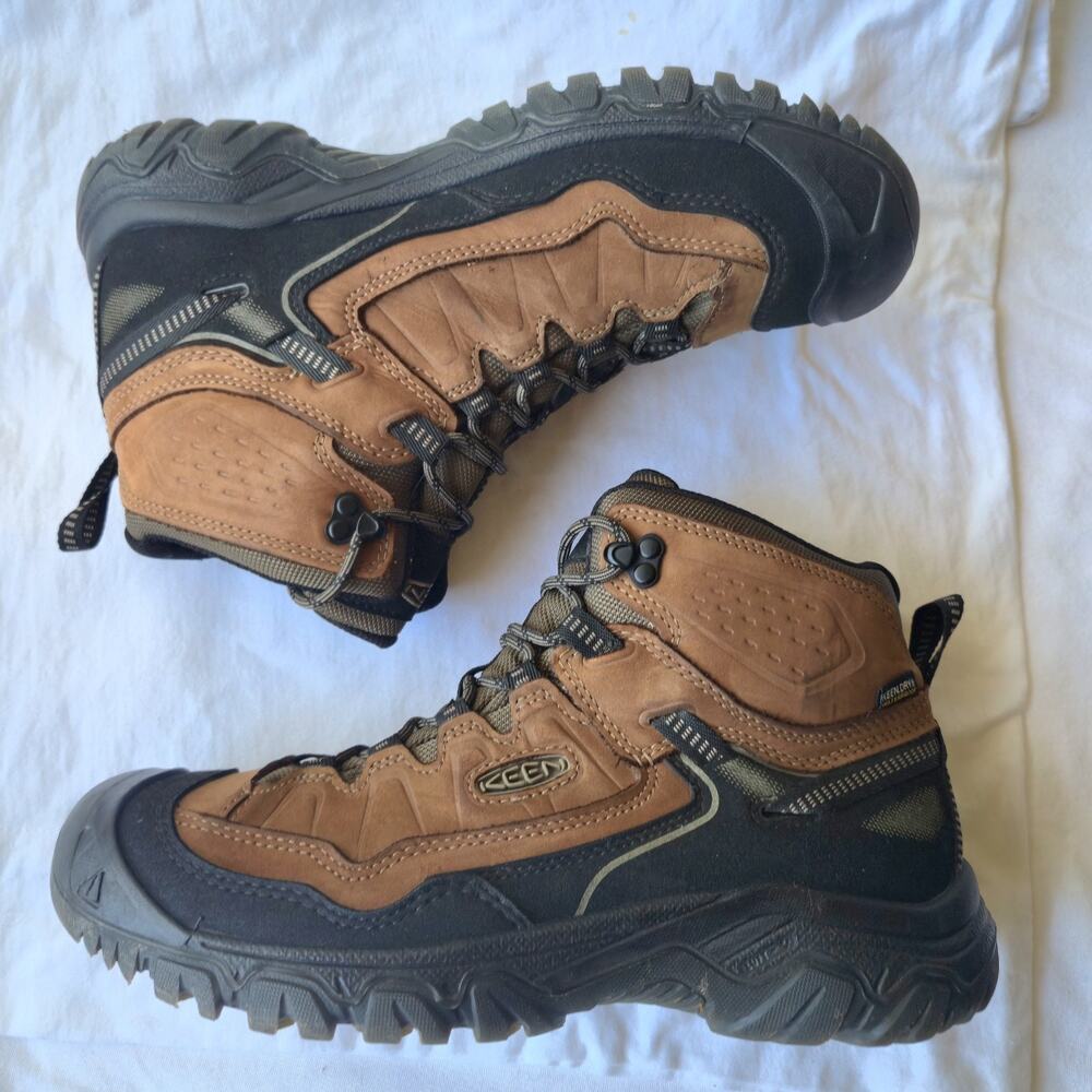 Keen Targhee IV Mid Men's Waterproof Leather Hiking Boots Brown Size 10 - Picture 5 of 8